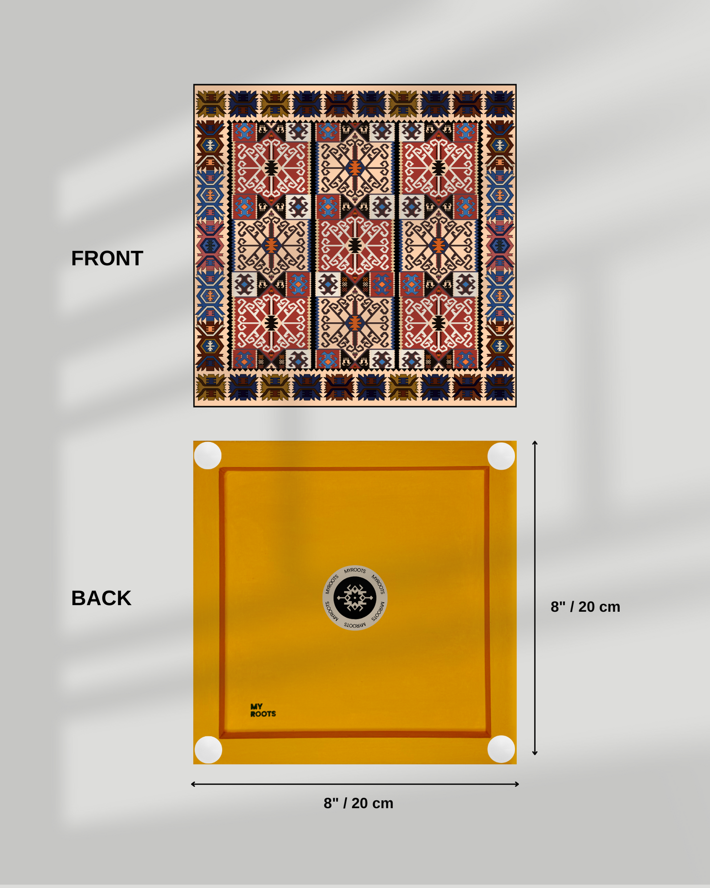 4 Set Azerbaijani Rug Tiles