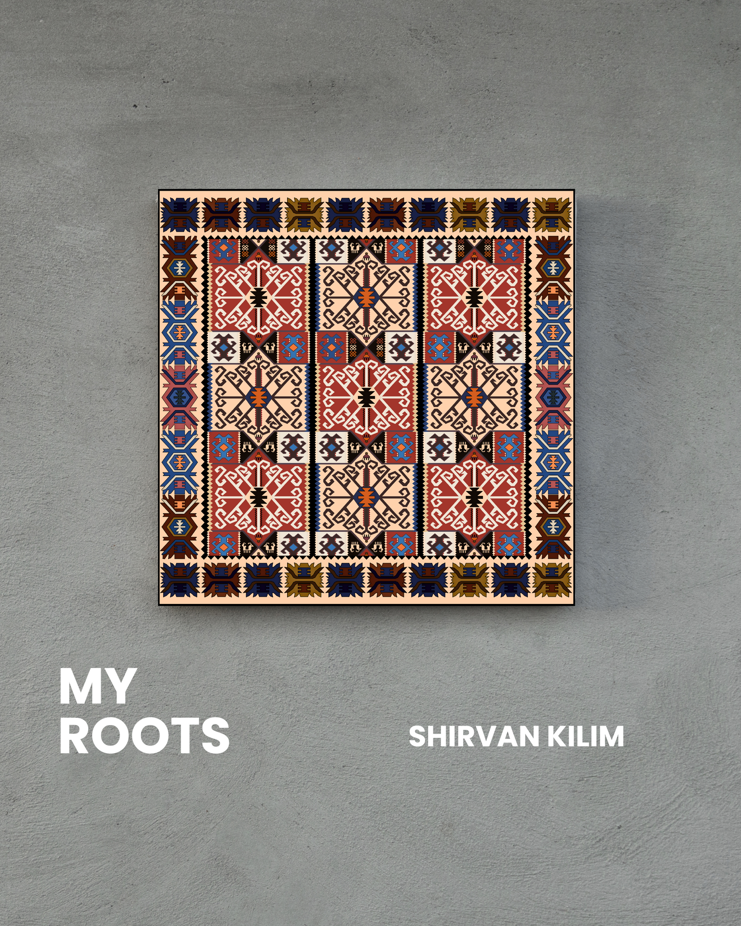 Padar Kilim 8"x8" Tile – Shirvan Group