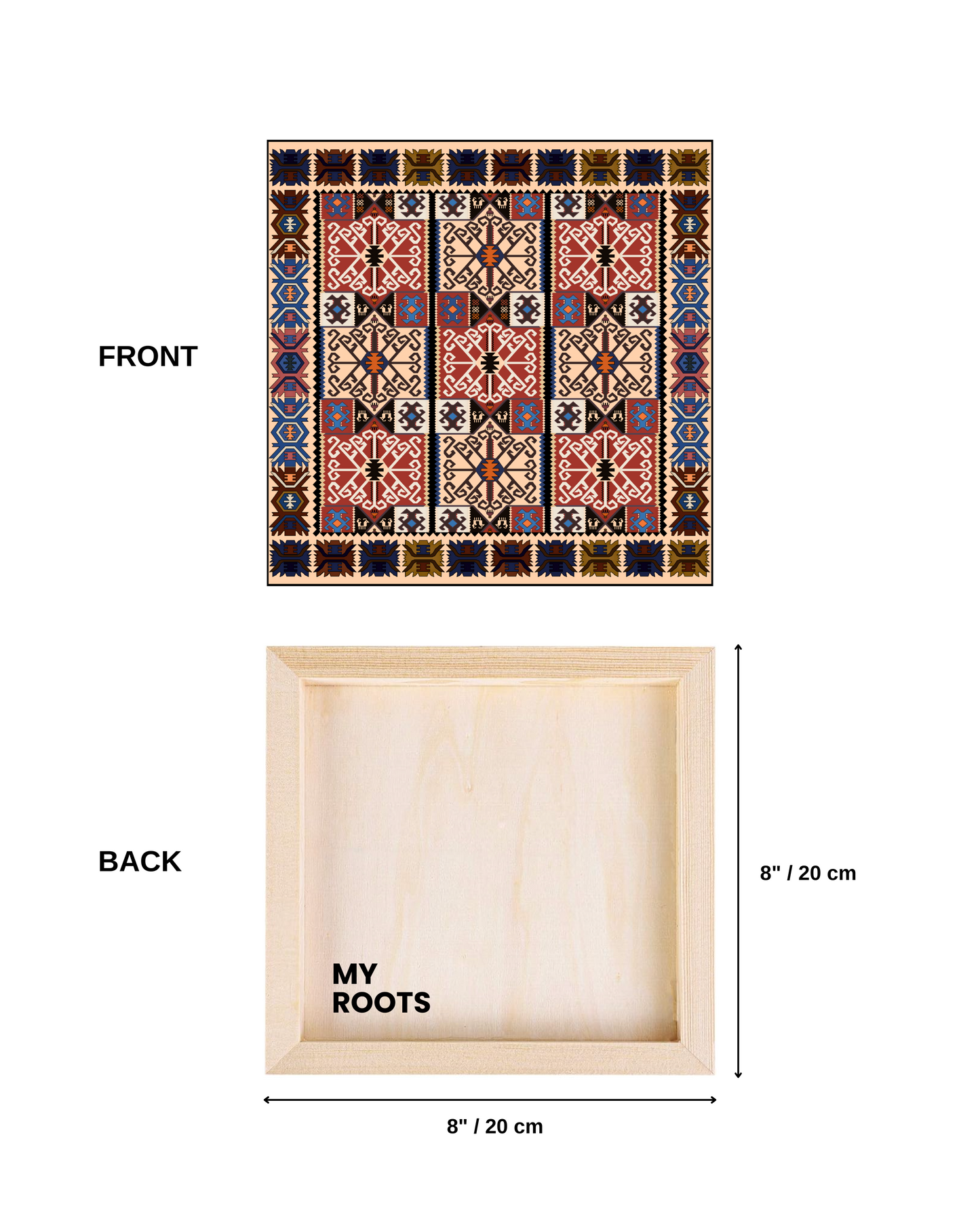 Padar Kilim 8"x8" Tile – Shirvan Group
