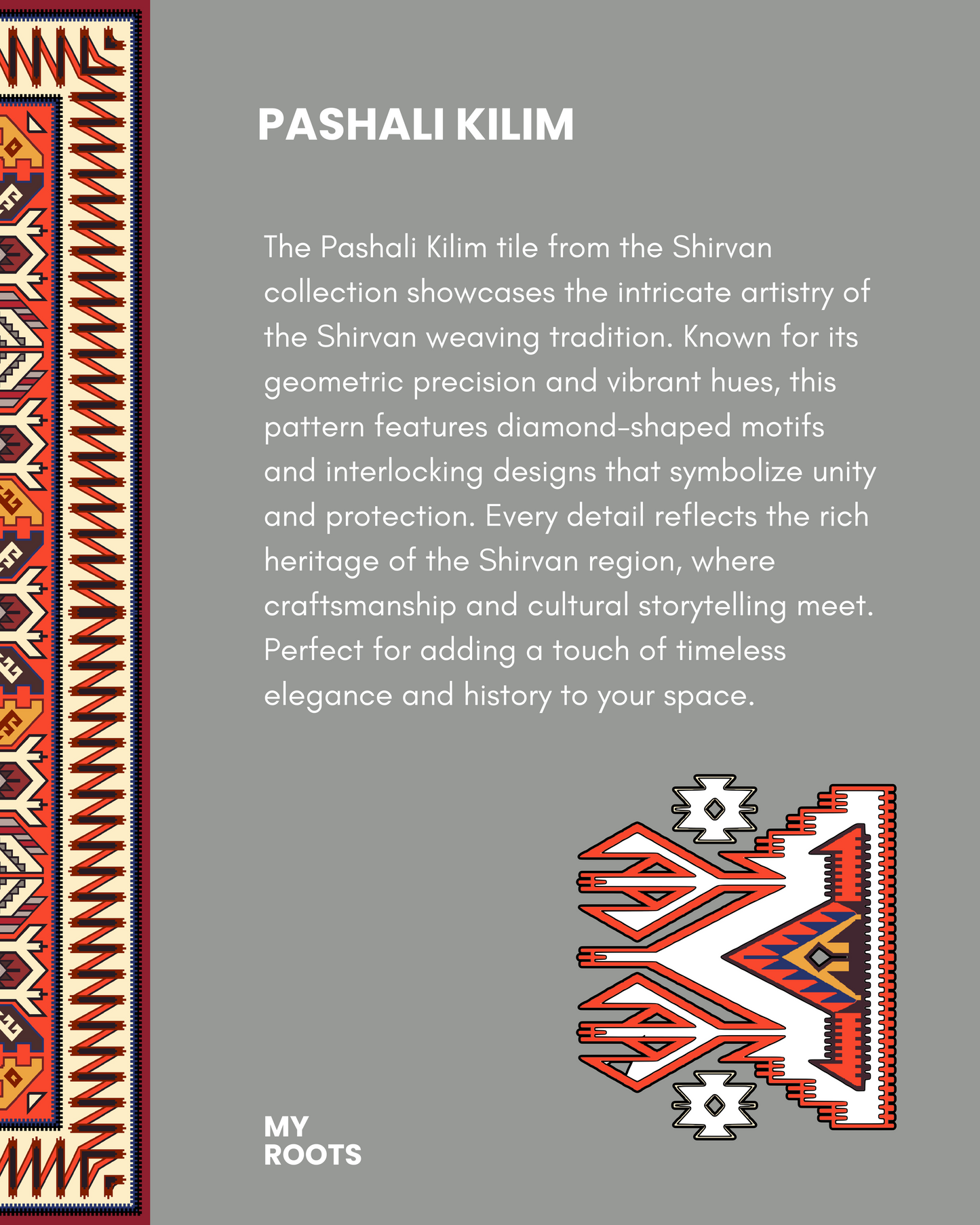 Pashali Kilim 8"x8" Tile – Shirvan Group