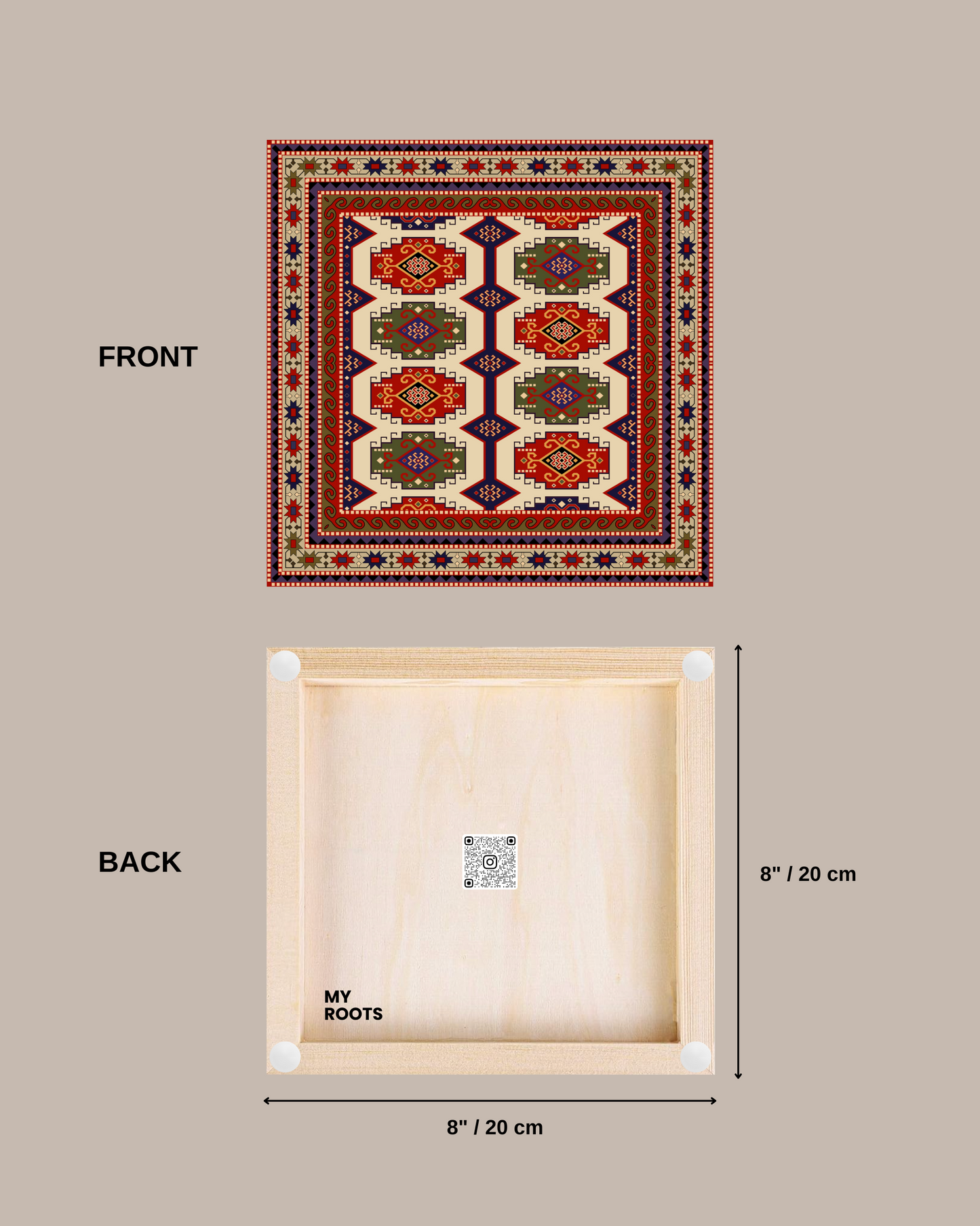 Azerbaijani Heritage 6 Tile Set