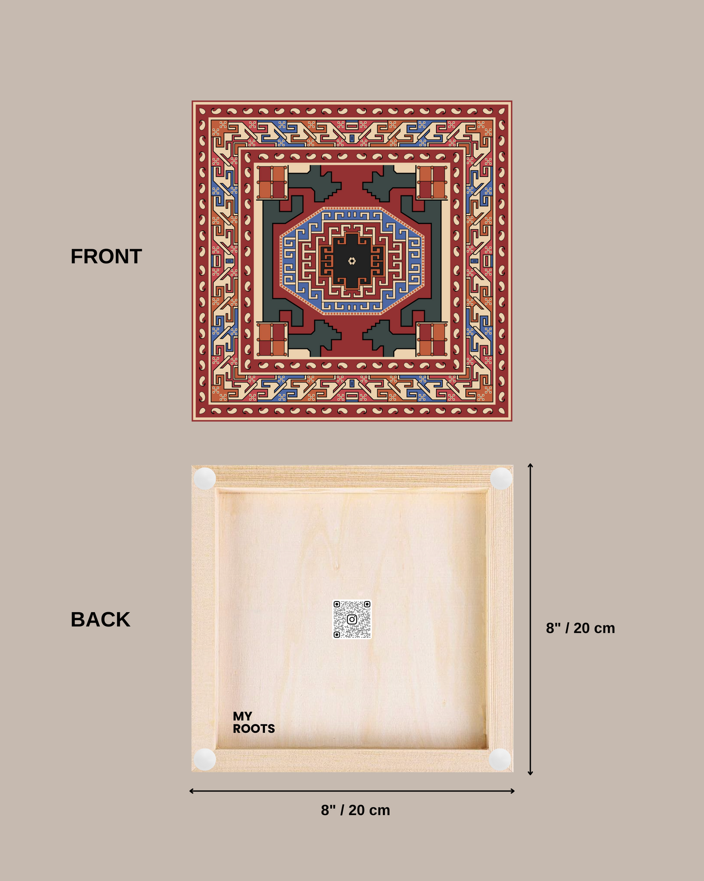 Azerbaijani Heritage 6 Tile Set