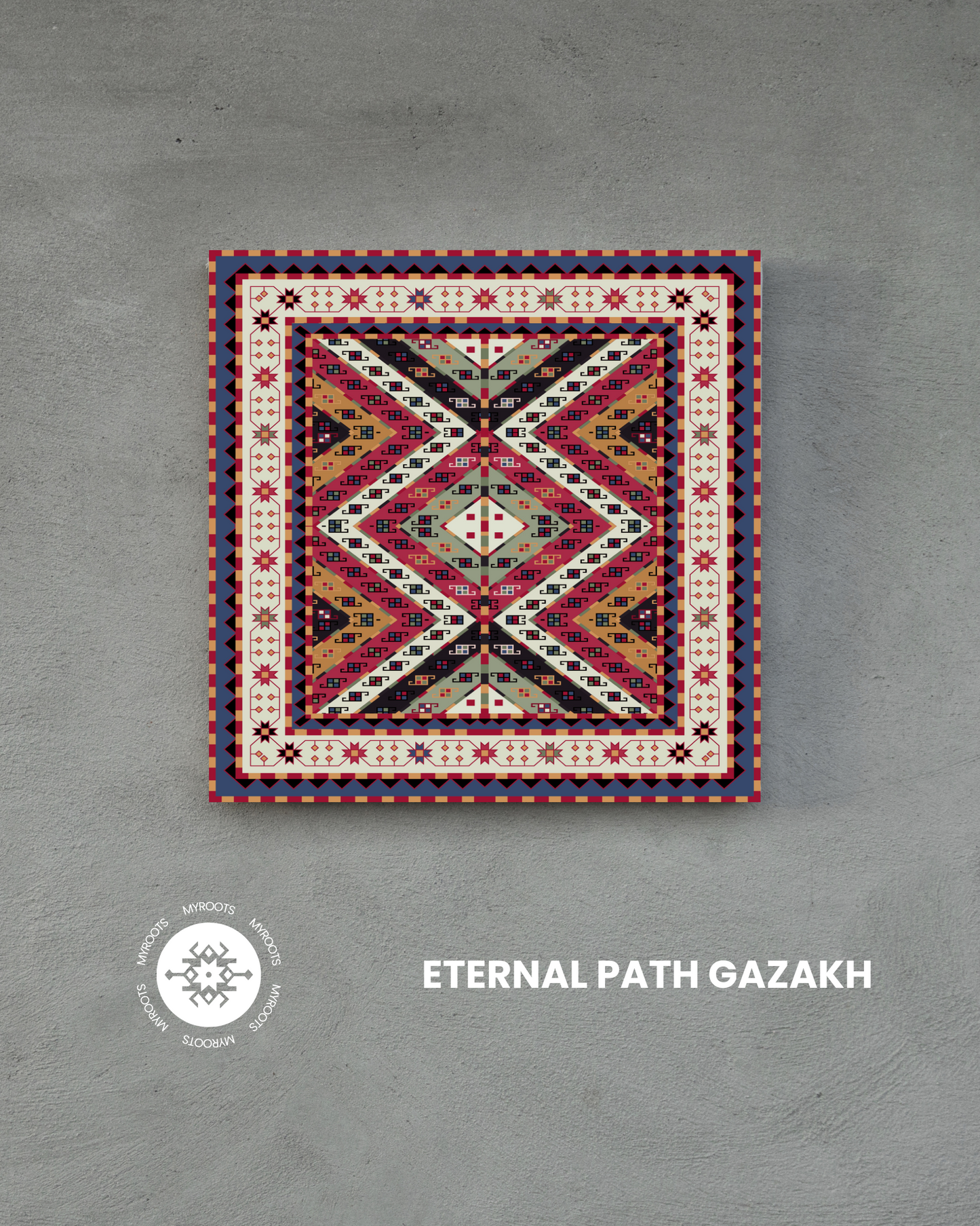 Eternal Path 8"x8" Tile - Gazakh Group