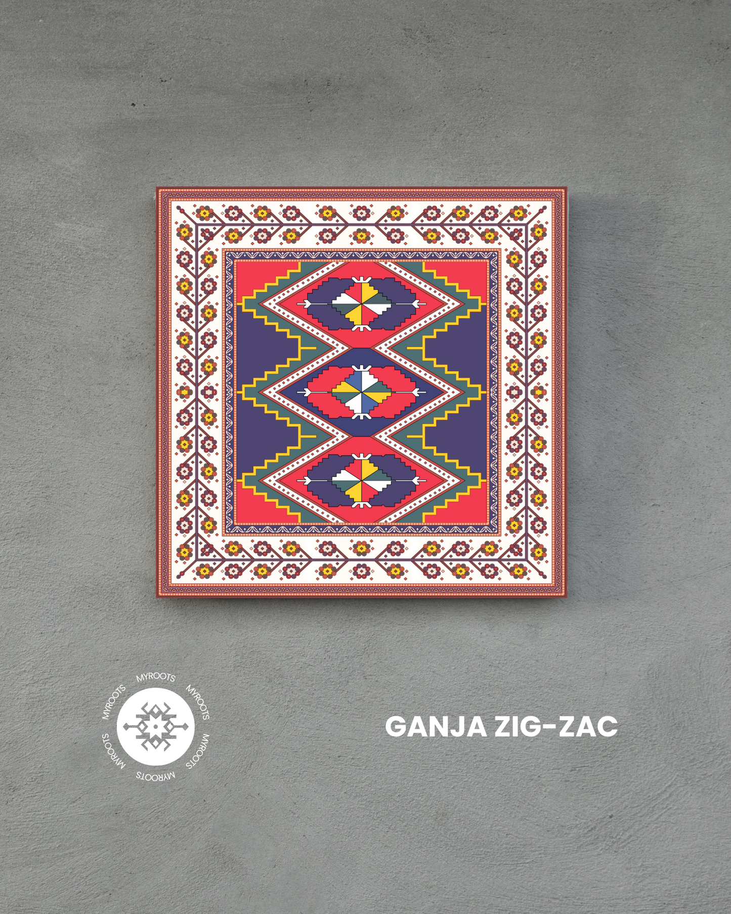 Ganja Zig-zac 8"x8" Tile – Ganja Group