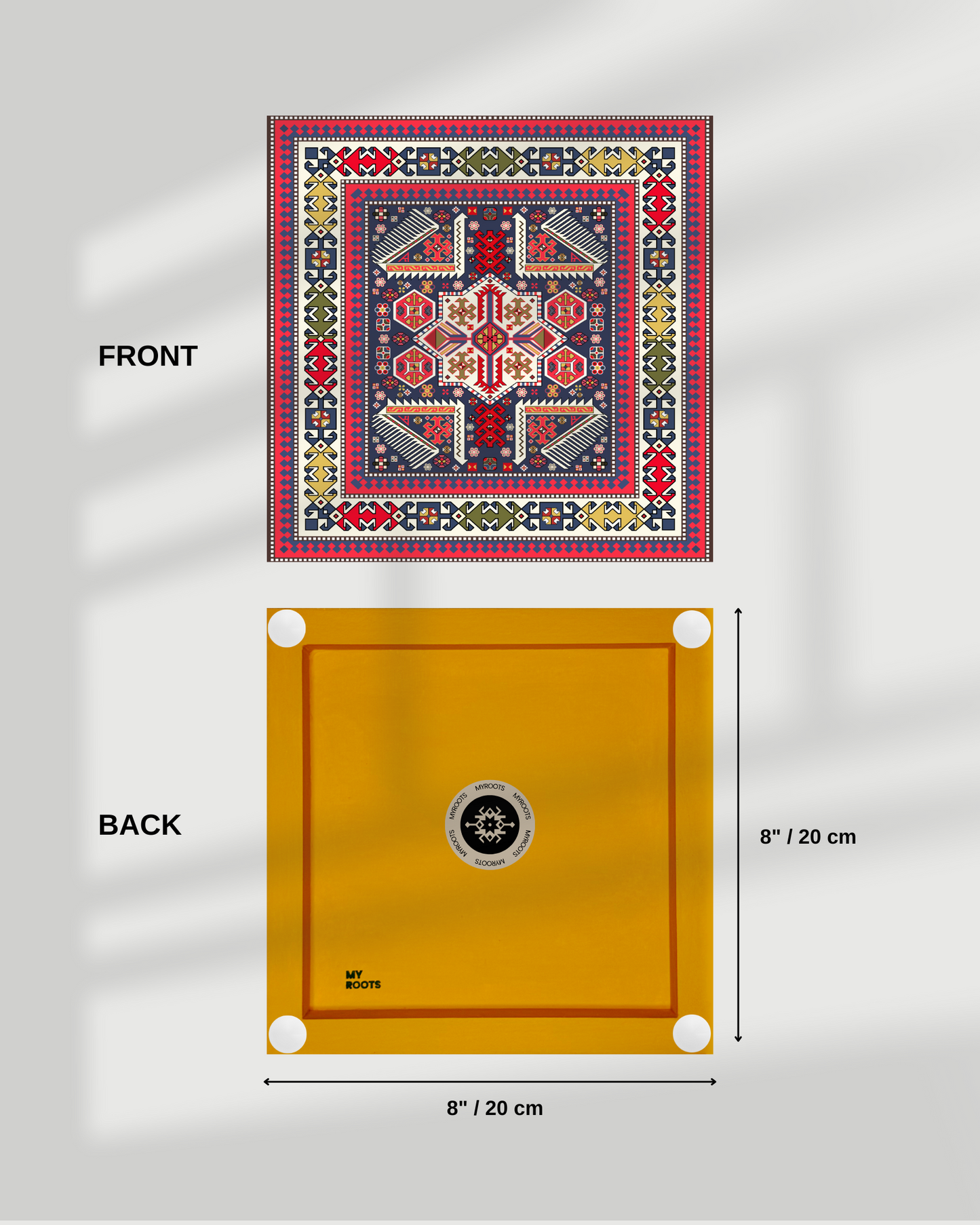 Agstafa Peacock 8"x8" Tile – Shirvan Group