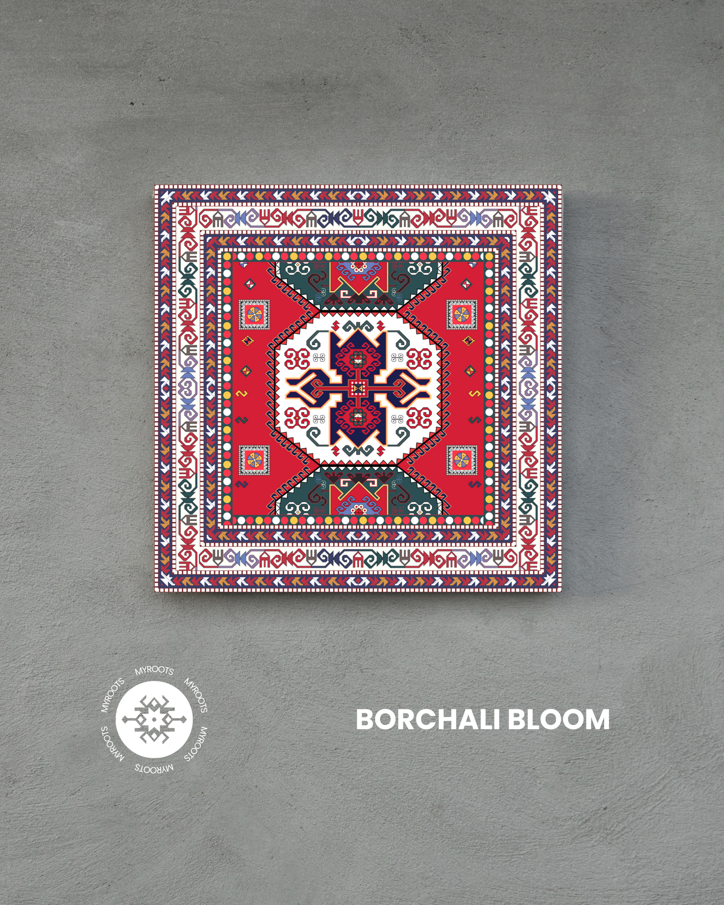 Borchali 8"x8" Tile - Gazakh Group