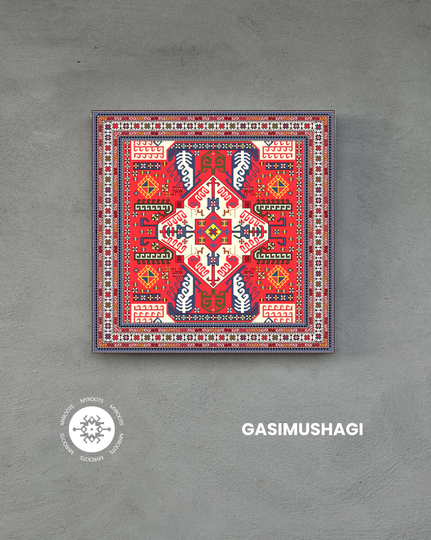 Gasimushagi 8"x8" Tile – Garabakh Group