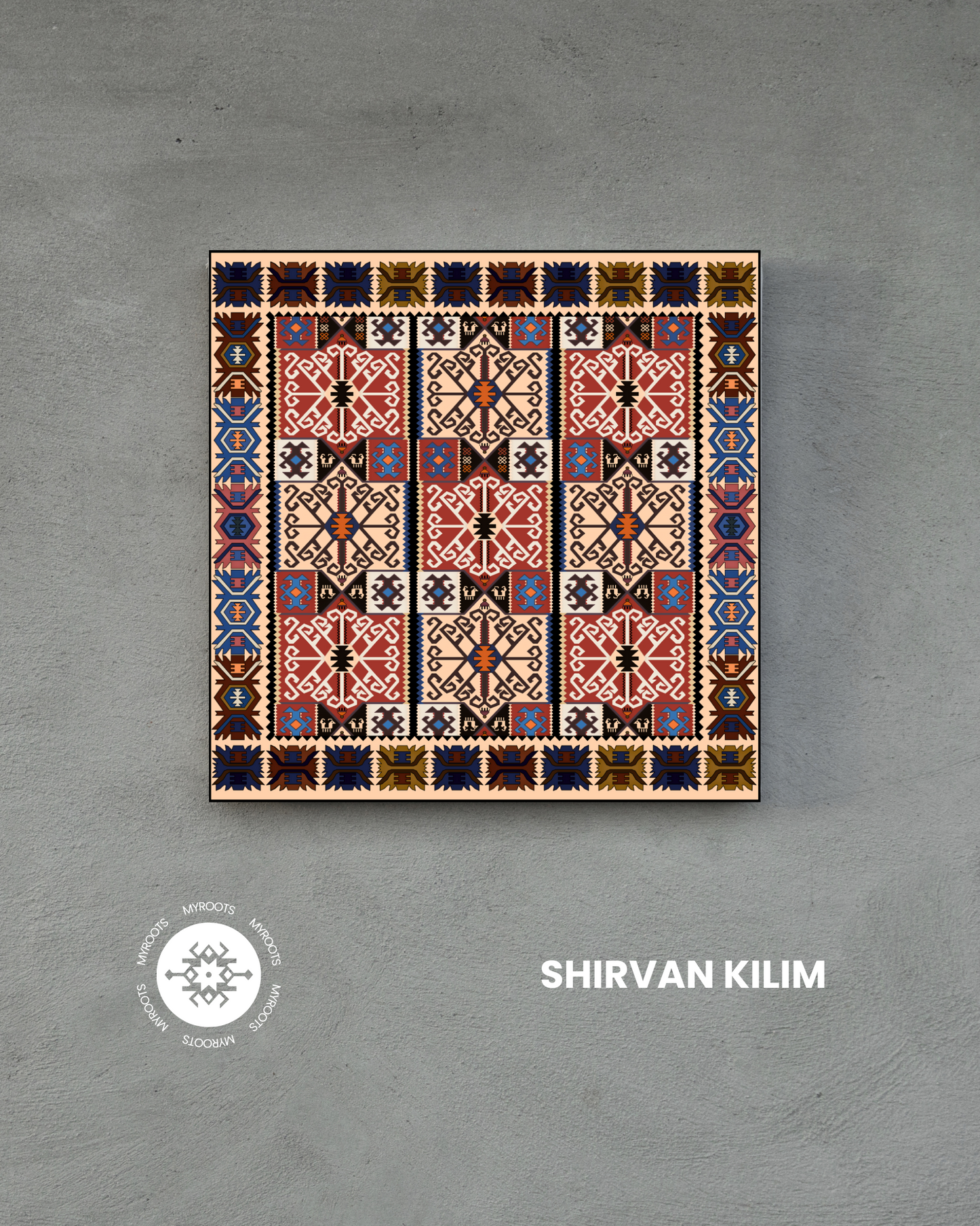 Padar Kilim 8"x8" Tile – Shirvan Group