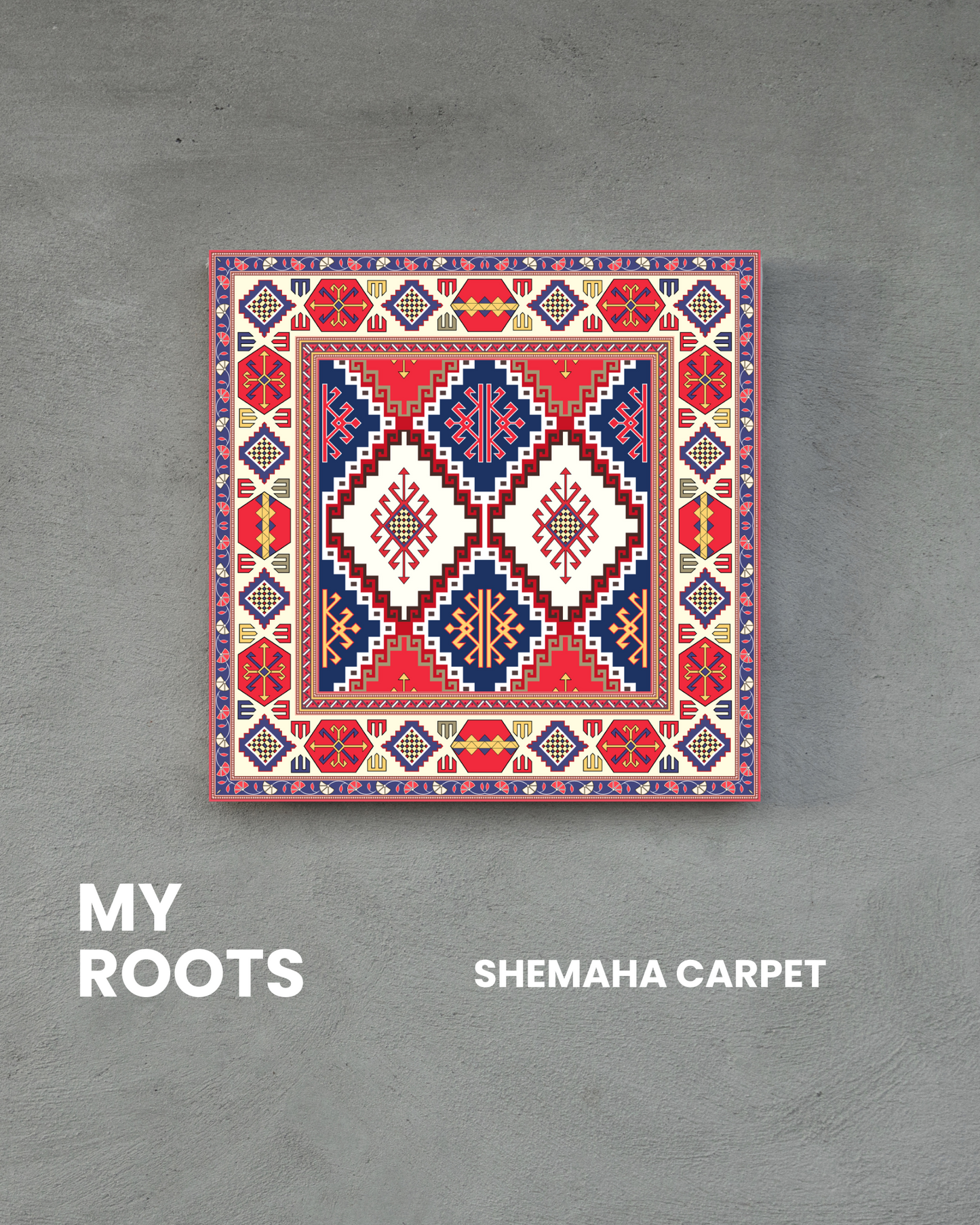 Shemaha Carpet 8"x8" Tile - Shirvan Group