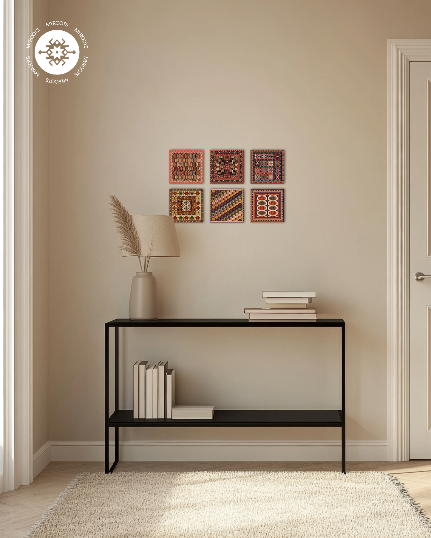 Shikhli Carpet 8"x8" Tile - Gazakh Group