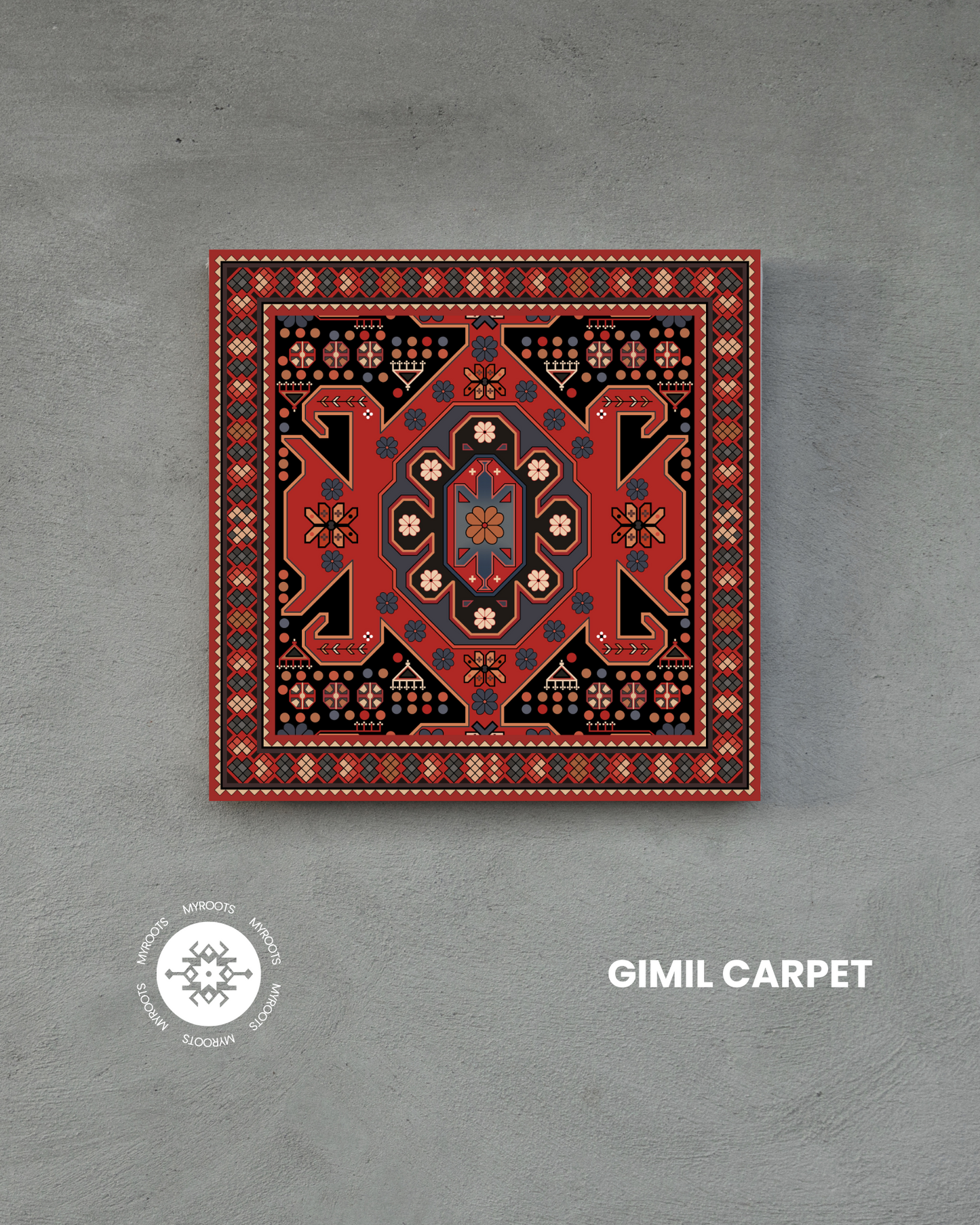 Gimil Tile 8"x8"– A Tribute to Guba’s Heritage