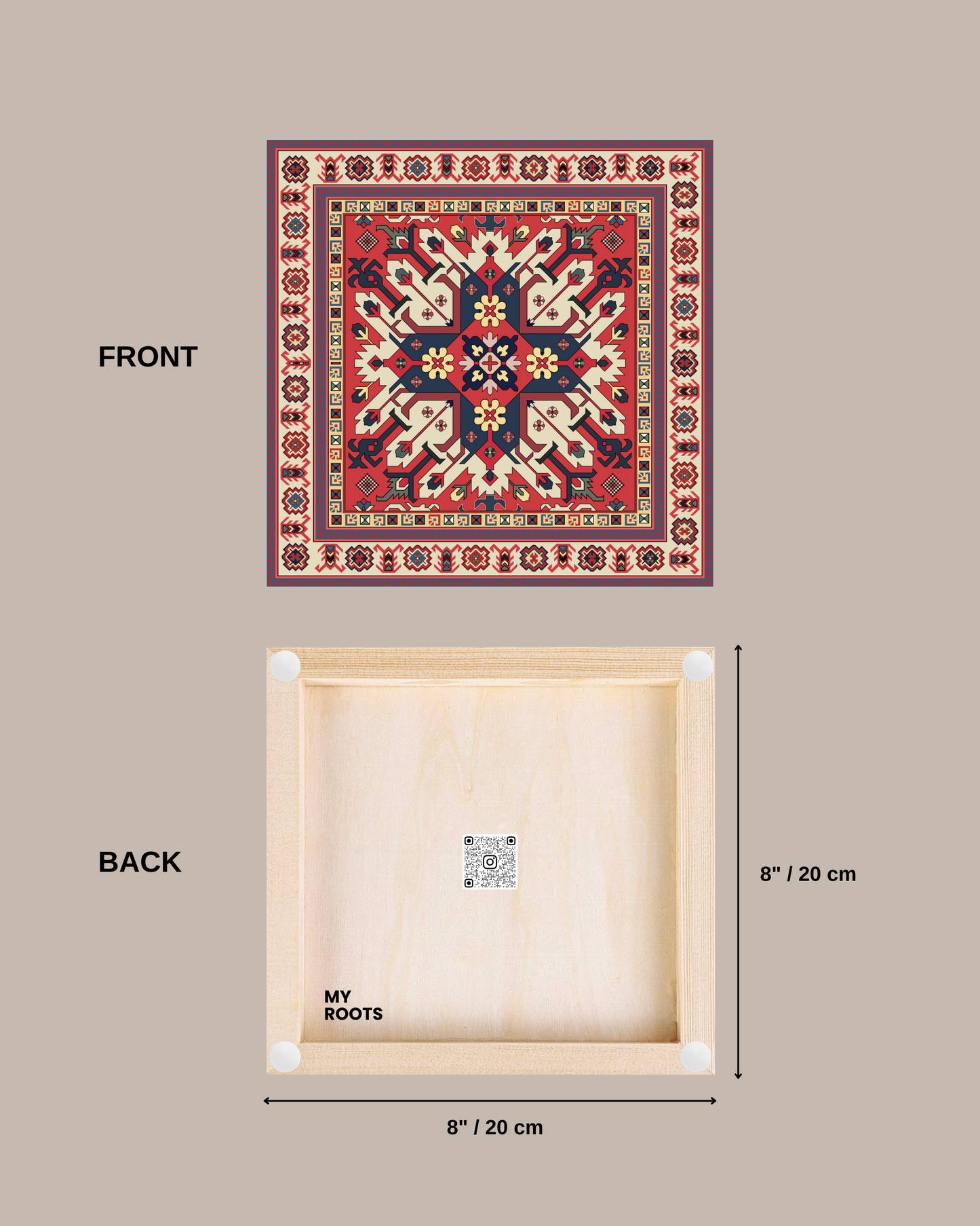 Azerbaijani Heritage 6 Tile Set