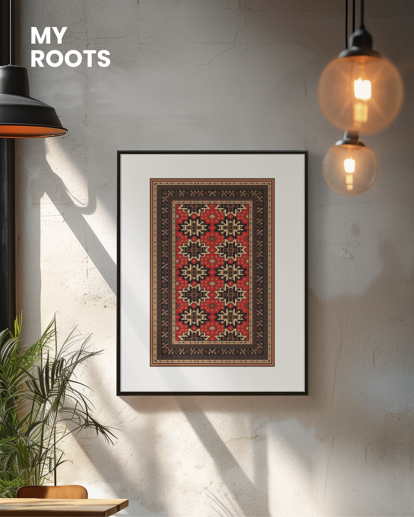 Guba Carpet Wall Art - Inspired by Azerbaijani Craftsmanship