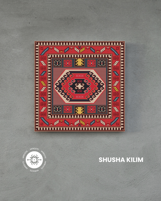 Shusha Kilim 8"x8" Tile - Karabakh Group