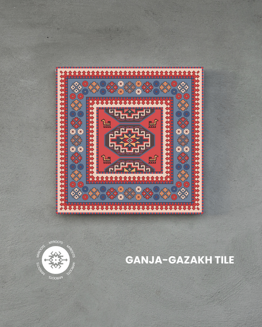 Ganja-Gazakh Tile – Geometric Elegance