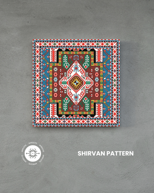 Gasimushaghi Carpet 8"x8" Tile - Karabakh Group