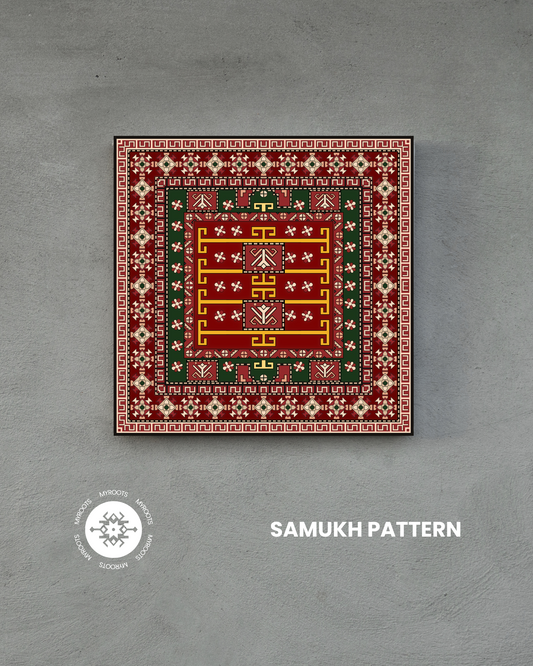 Samukh Pattern 8"x8" Tile - Ganja Group