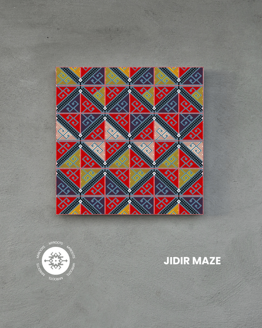Jidir Maze 8"x8" Tile - Karabakh Group