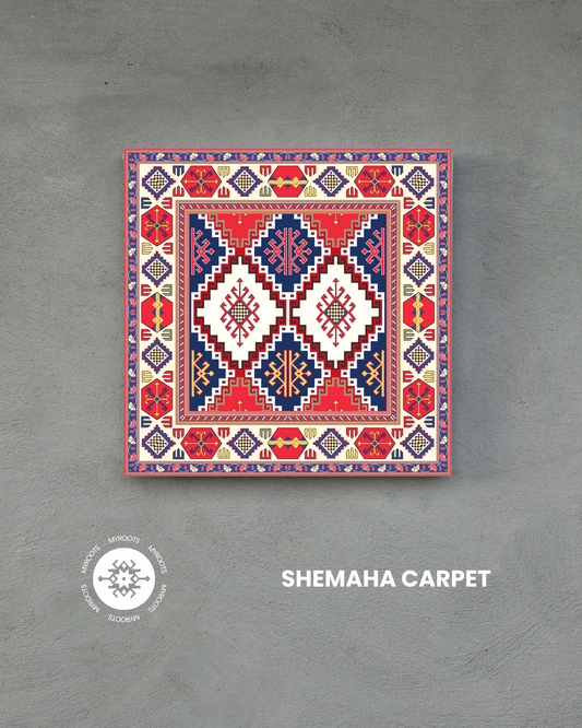 Shemaha Carpet 8"x8" Tile - Shirvan Group