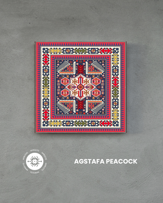 Agstafa Peacock 8"x8" Tile – Shirvan Group