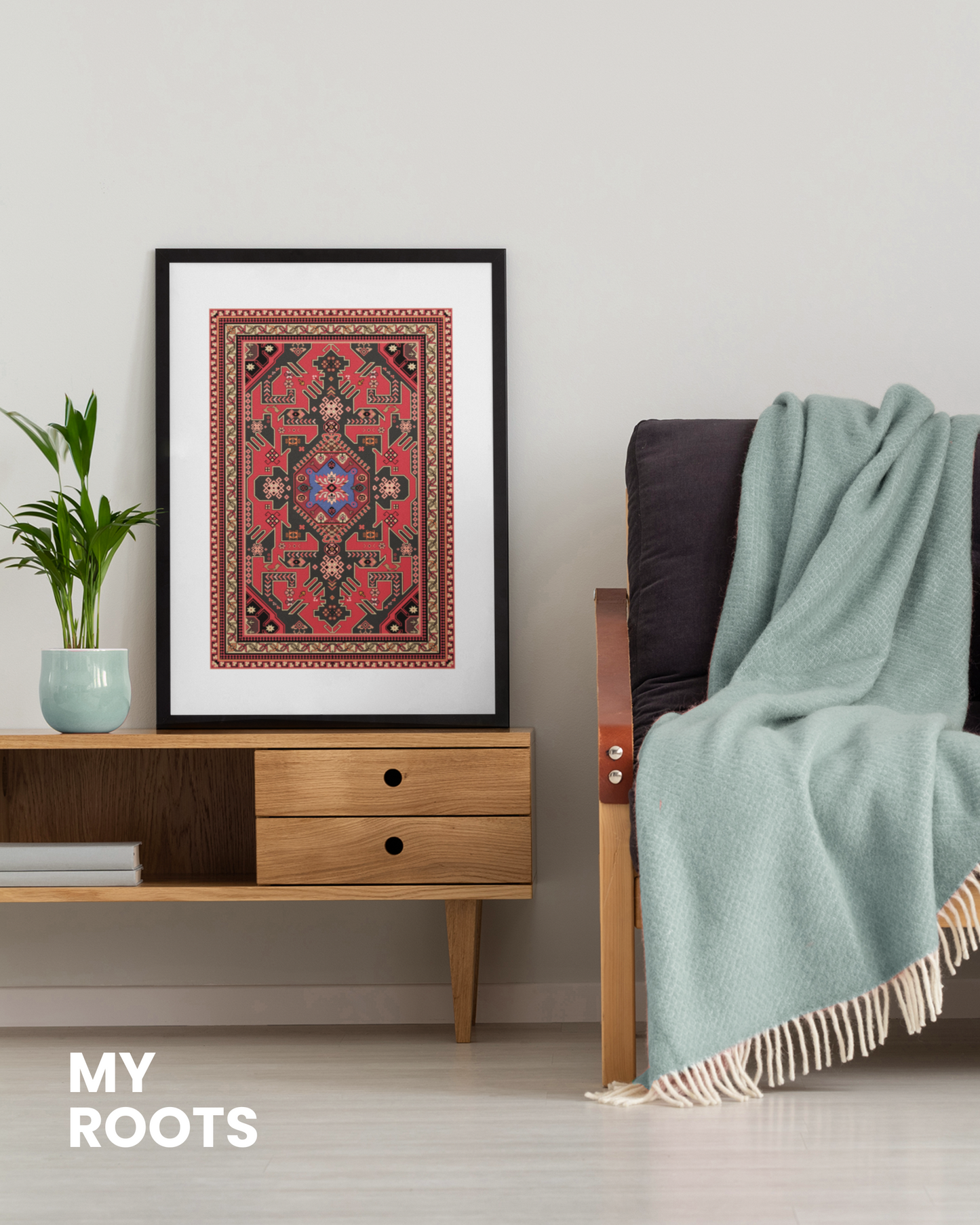 Guba Carpet Wall Art - Inspired by Azerbaijani Craftsmanship