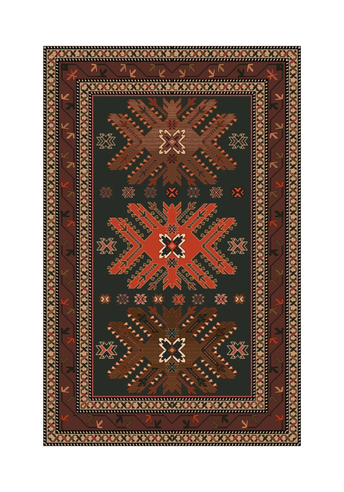 Karabakh Carpet Print - Heritage-Inspired Art for Modern Spaces