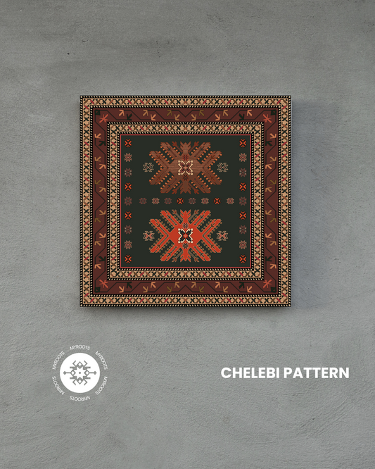 Chelebi Pattern 8"x8"- Karabakh Tradition