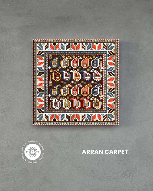 Arran Tile 8"x8"- Inspired by Karabakh's Rich Heritage